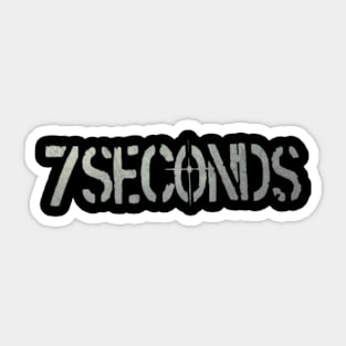 7 Seconds Vintage Sticker